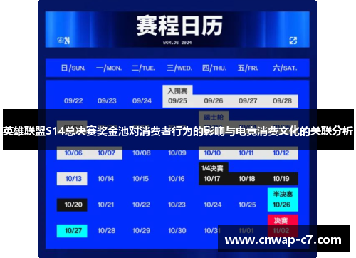 英雄联盟S14总决赛奖金池对消费者行为的影响与电竞消费文化的关联分析 英雄联盟S14总决赛奖金池对消费者行为的影响与电竞消费文化的关联分析